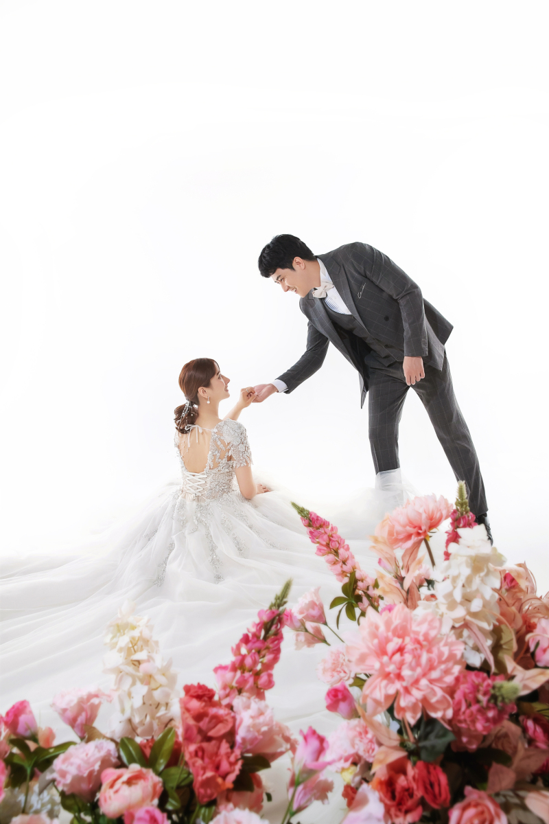 シンプルだけど華やかに