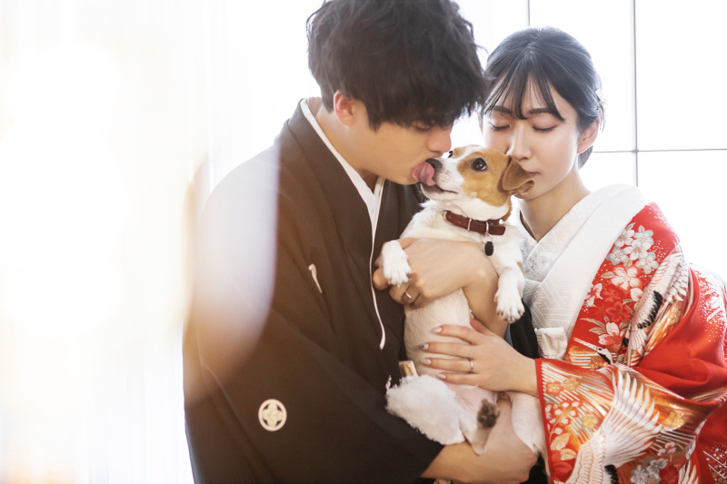 ワンちゃんと一緒に☆