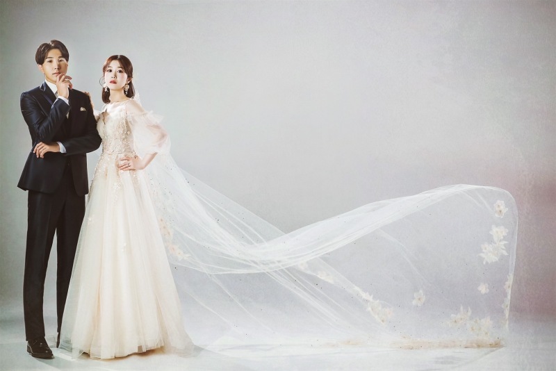 ベールをなびかせて♬