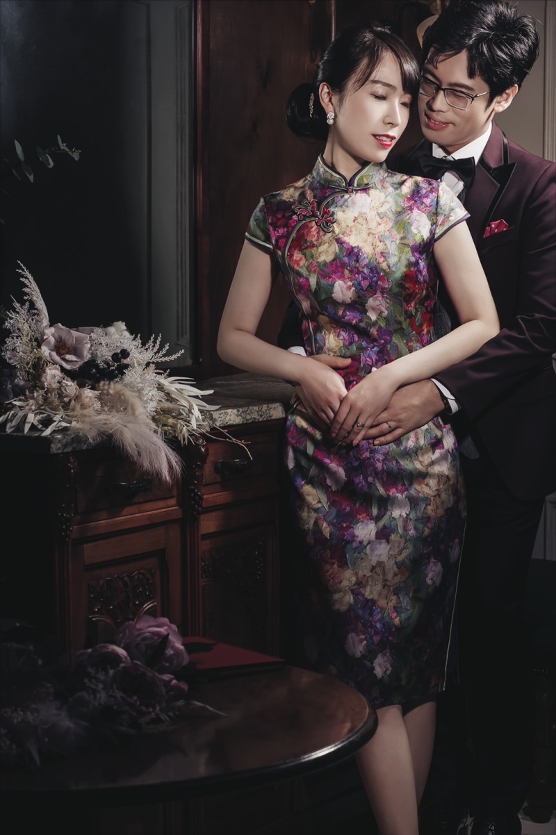 チャイナドレスで