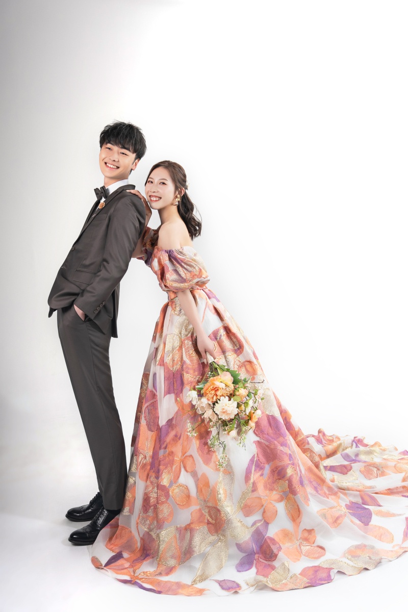 白背景でツーショット♪