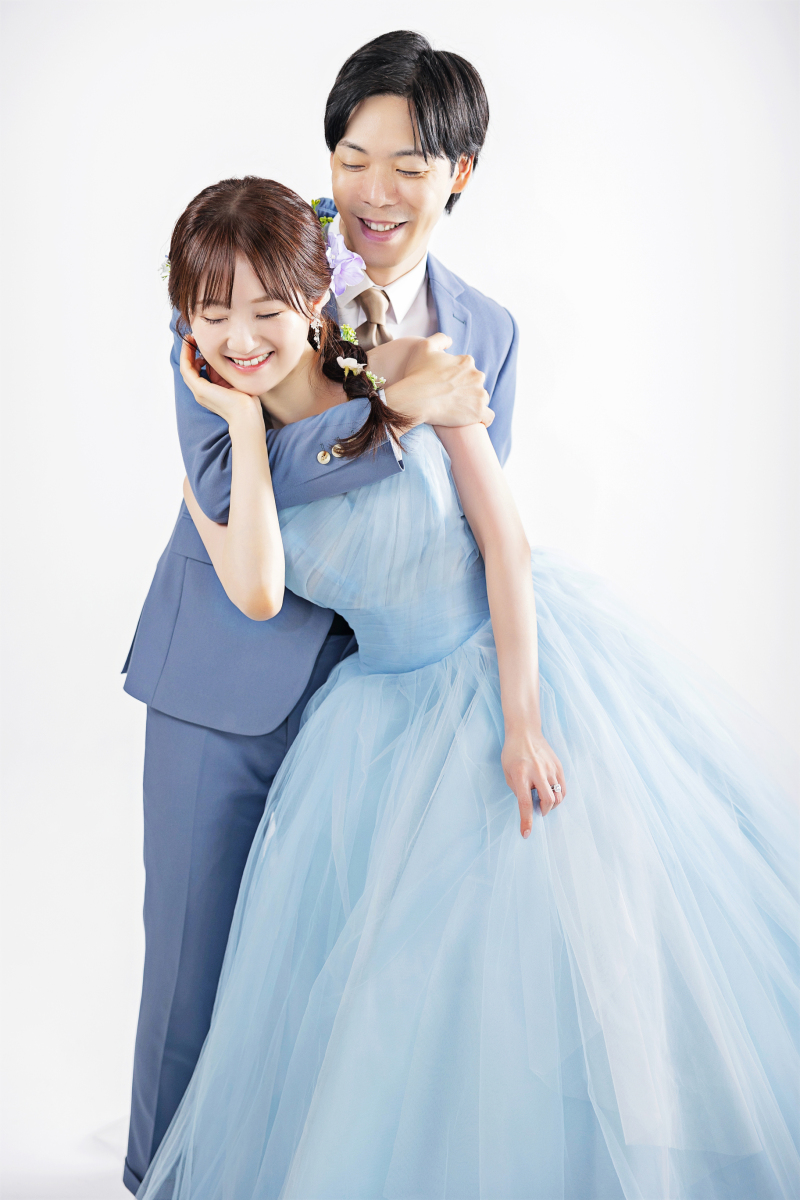 シンプルな背景も