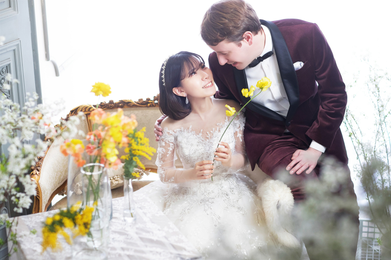 ご新郎様も一緒に