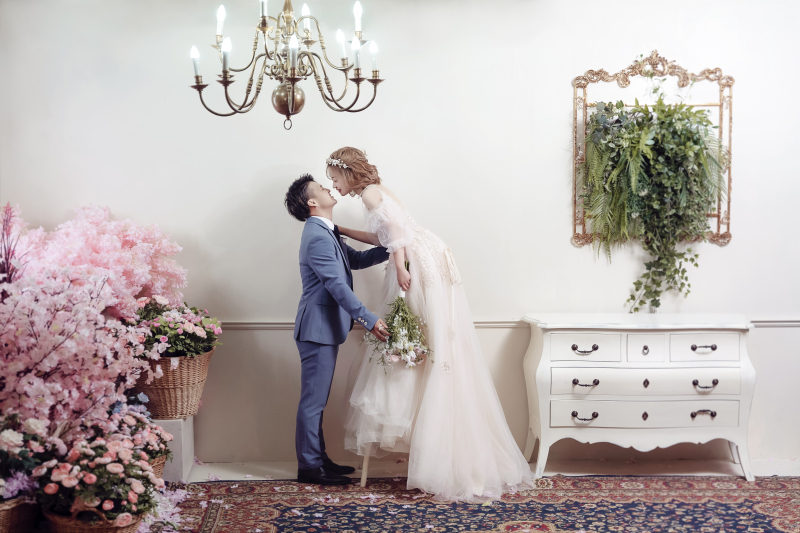 顔と顔を近づけて♡