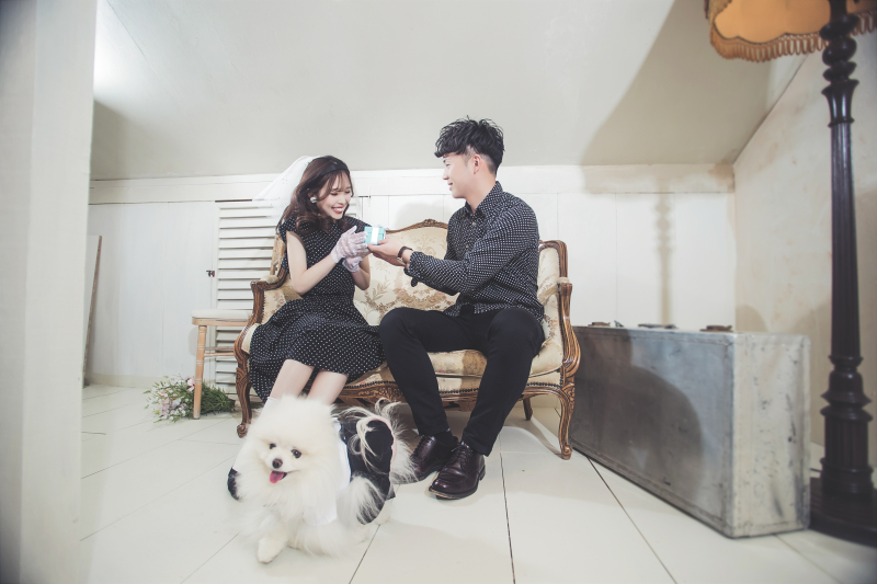 わんちゃんと一緒に