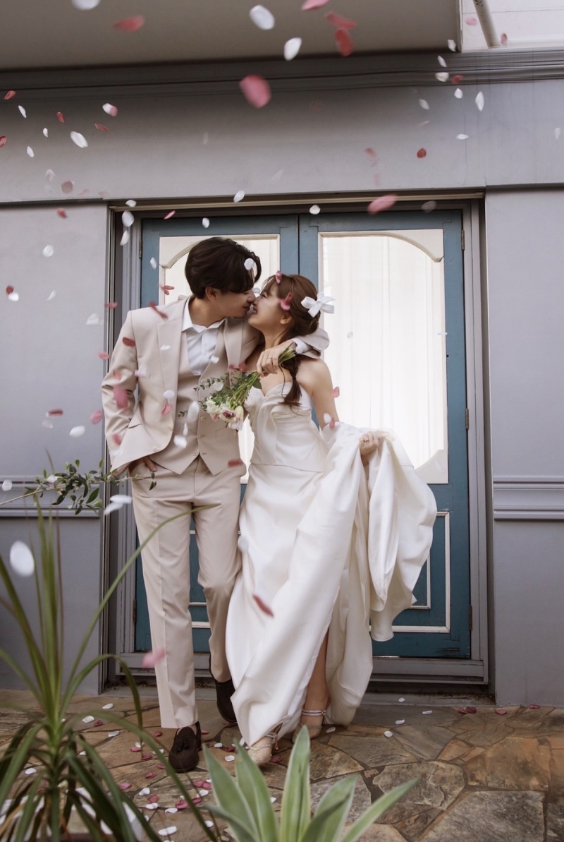 結婚式のフラワーシャワー*
