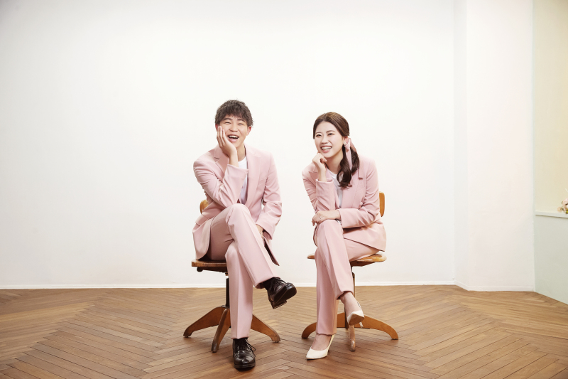 同じポージングで♡