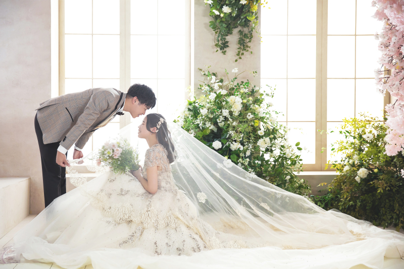 おでこに近づいて・・・