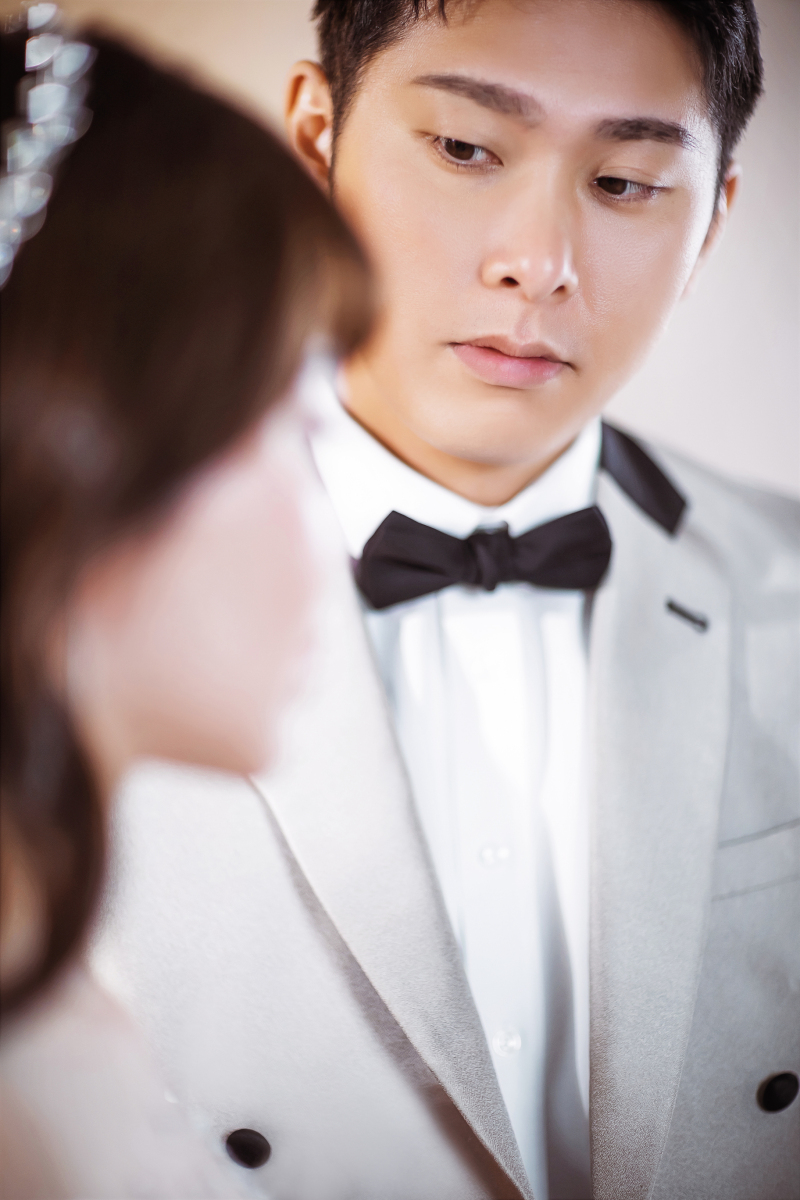 ご新郎様の眼差し