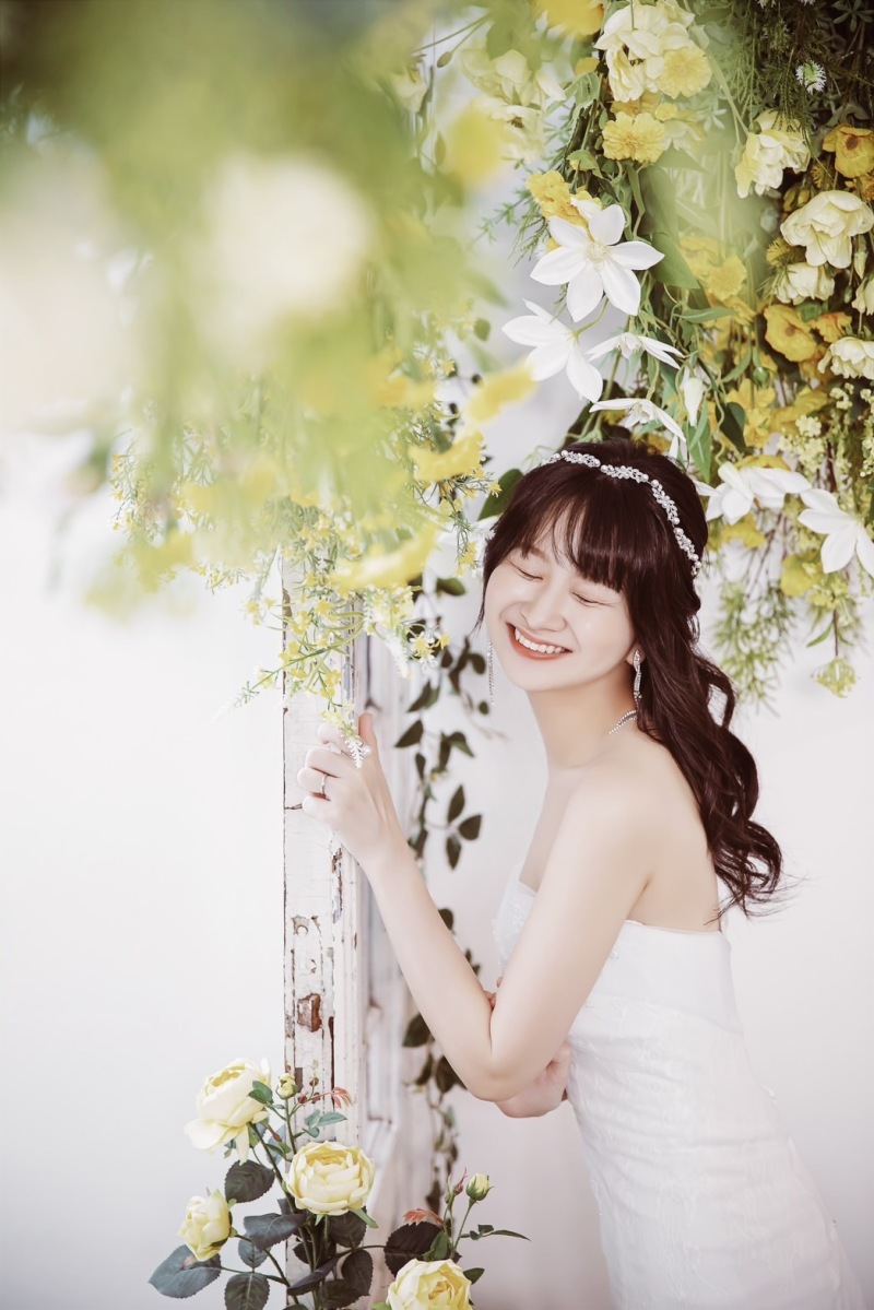 黄色いお花で♡