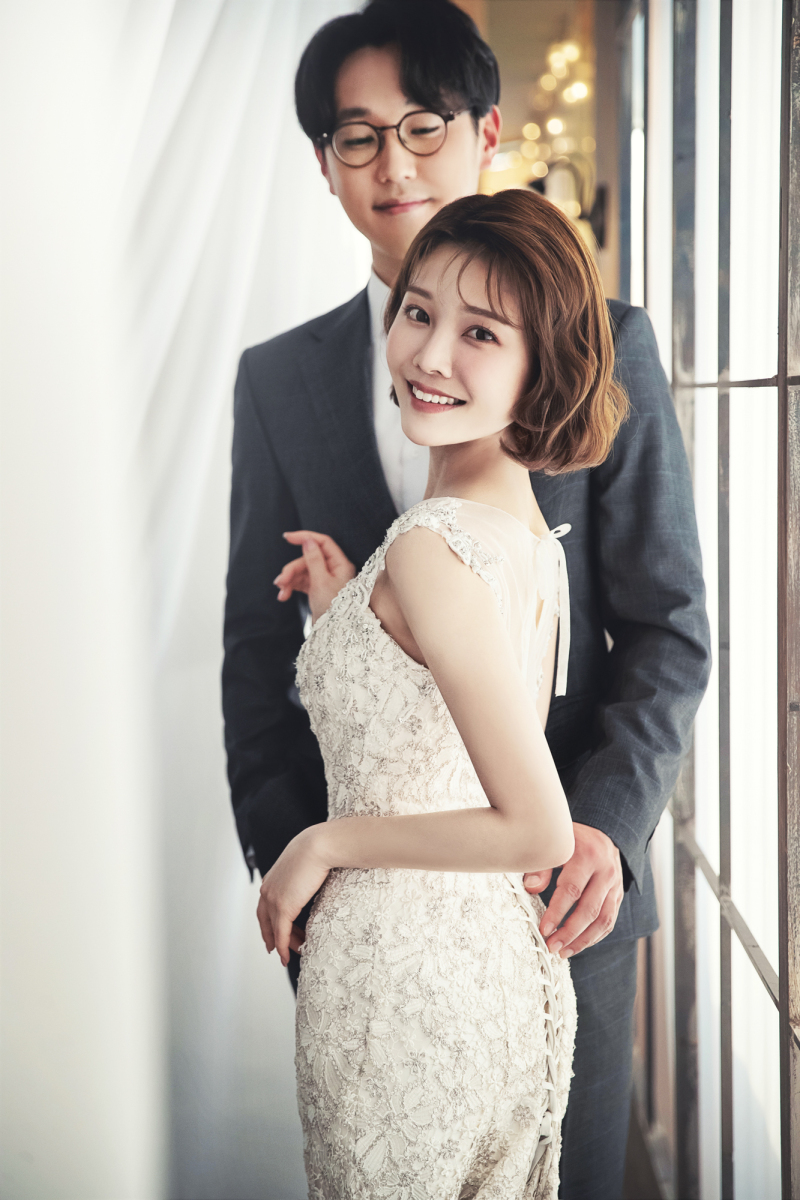 体のラインを生かしたマーメイドドレス