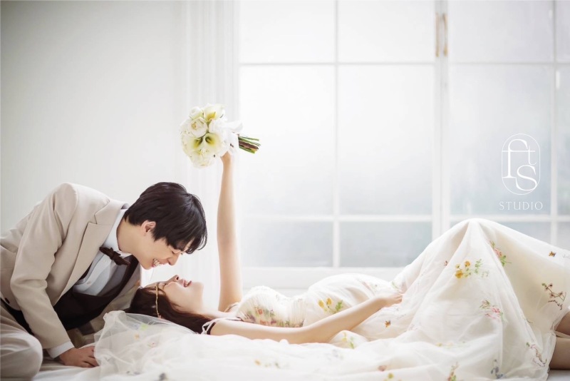 通常のウェディングドレスでも^ ^