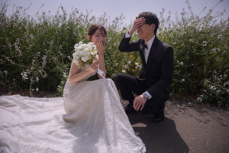 studio FTS_スタジオ近隣ロケ〈多摩川の芝生でまるで韓国のロケフォト！〉