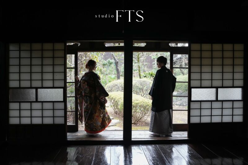 【和洋１着（シエル・古民家）プラン】和装１着（古民家）・洋装１着（シエルスタジオ）　スピーディーに撮影できるプラン！