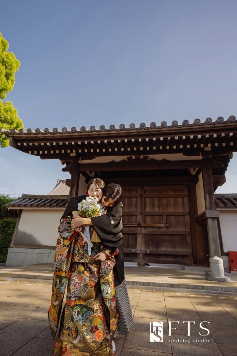 【和１洋２プラン】和装１着（寺院ロケーション）・洋装２着（スンス・ファーストスタジオ）