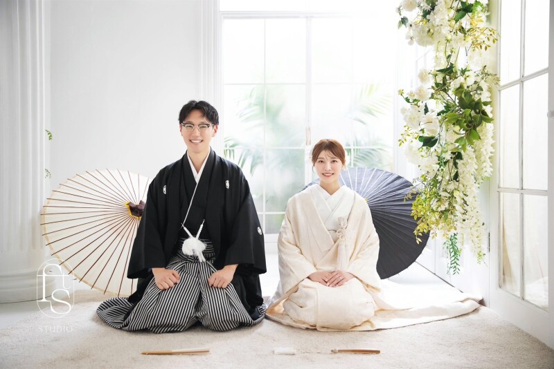 【和1洋2プラン】和装1着・洋装2着・2箇所スタジオ撮影