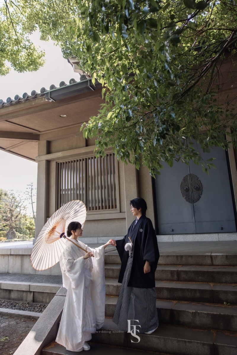 【和洋1着アルバムプラン(お寺+スタジオ)】和装:お寺、洋装:3つのスタジオの中からお好みのスタジオを1つ選択!
