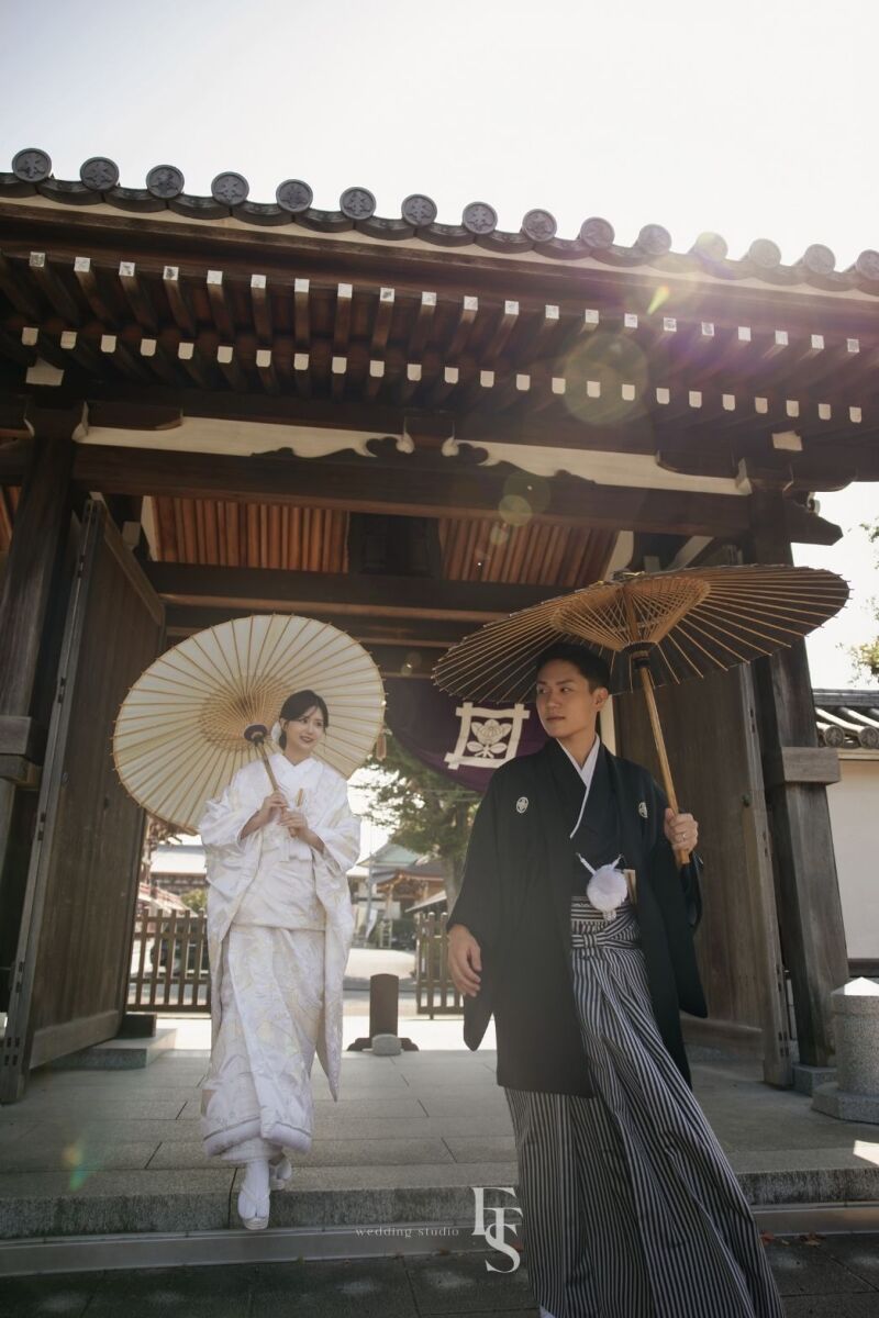 【和装１着プラン】和装１着、寺院ロケーション撮影