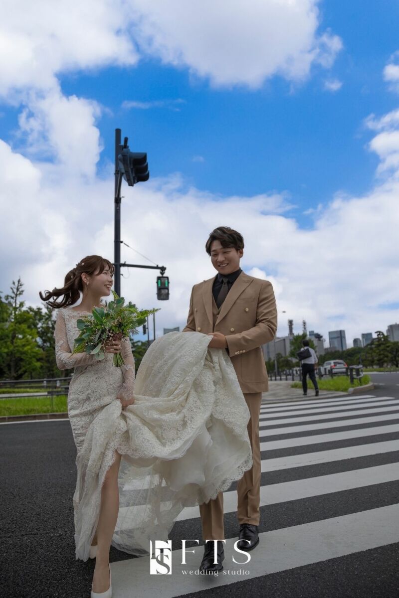 《昼東京駅アルバムプラン》洋装１着・昼の東京駅撮影