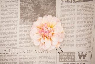 造花髪飾り(無料)