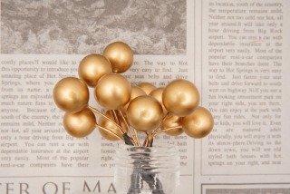 ゴールド髪飾り(無料)