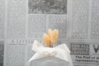 ドライフラワー髪飾り