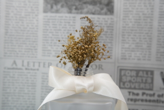 ドライフラワー髪飾り