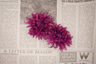 造花髪飾り(無料)