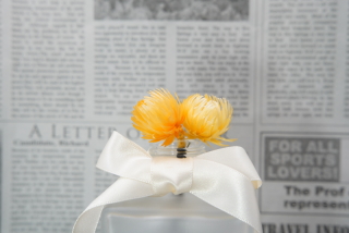 ドライフラワー髪飾り