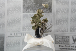 ドライフラワー髪飾り