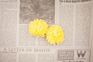 造花髪飾り(無料)