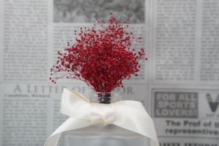 ドライフラワー髪飾り