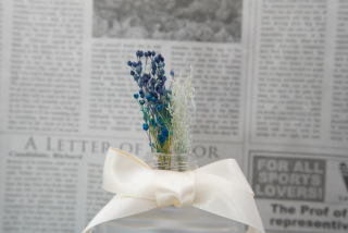 ドライフラワー髪飾り