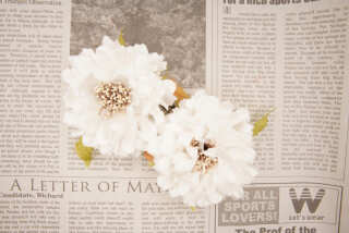 造花髪飾り(無料)