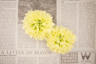 造花髪飾り(無料)