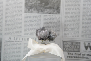 ドライフラワー髪飾り