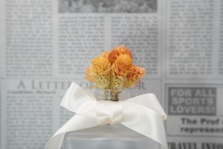 ドライフラワー髪飾り