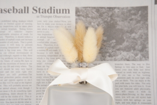 ドライフラワー髪飾り