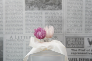 ドライフラワー髪飾り