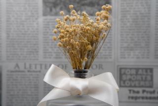 ドライフラワー髪飾り