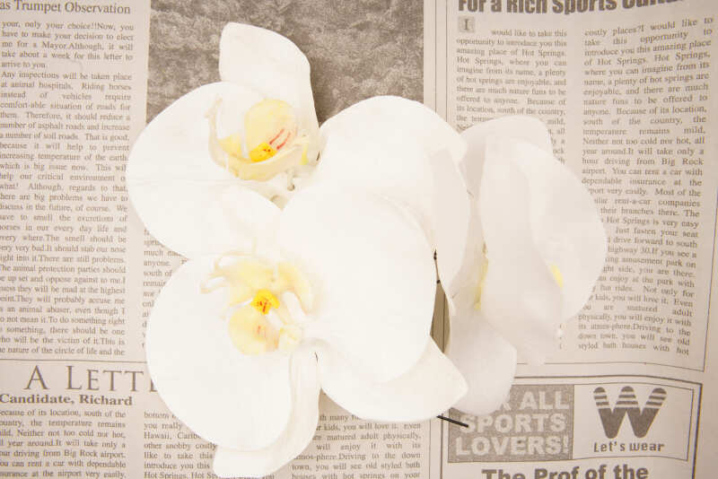 造花髪飾り(無料)