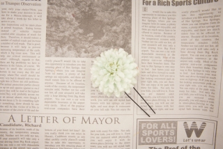 造花髪飾り(無料)