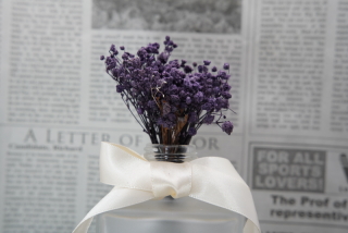 ドライフラワー髪飾り