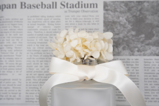 ドライフラワー髪飾り