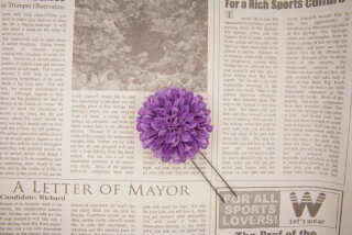 造花髪飾り(無料)