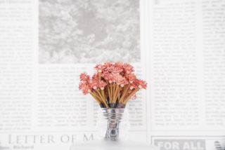 造花髪飾り(無料)