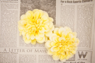 造花髪飾り(無料)