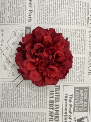 造花髪飾り(無料)