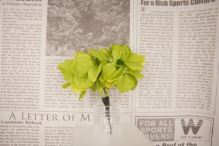 造花髪飾り(無料)