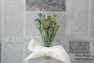 ドライフラワー髪飾り